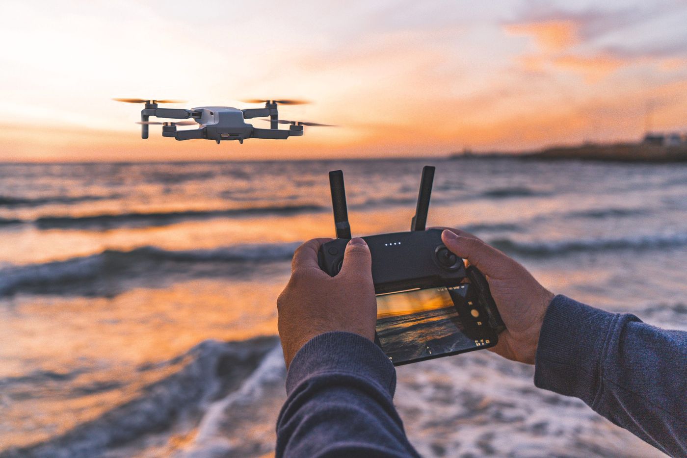 Pilote de drone Techno Drone Auvergne en intervention