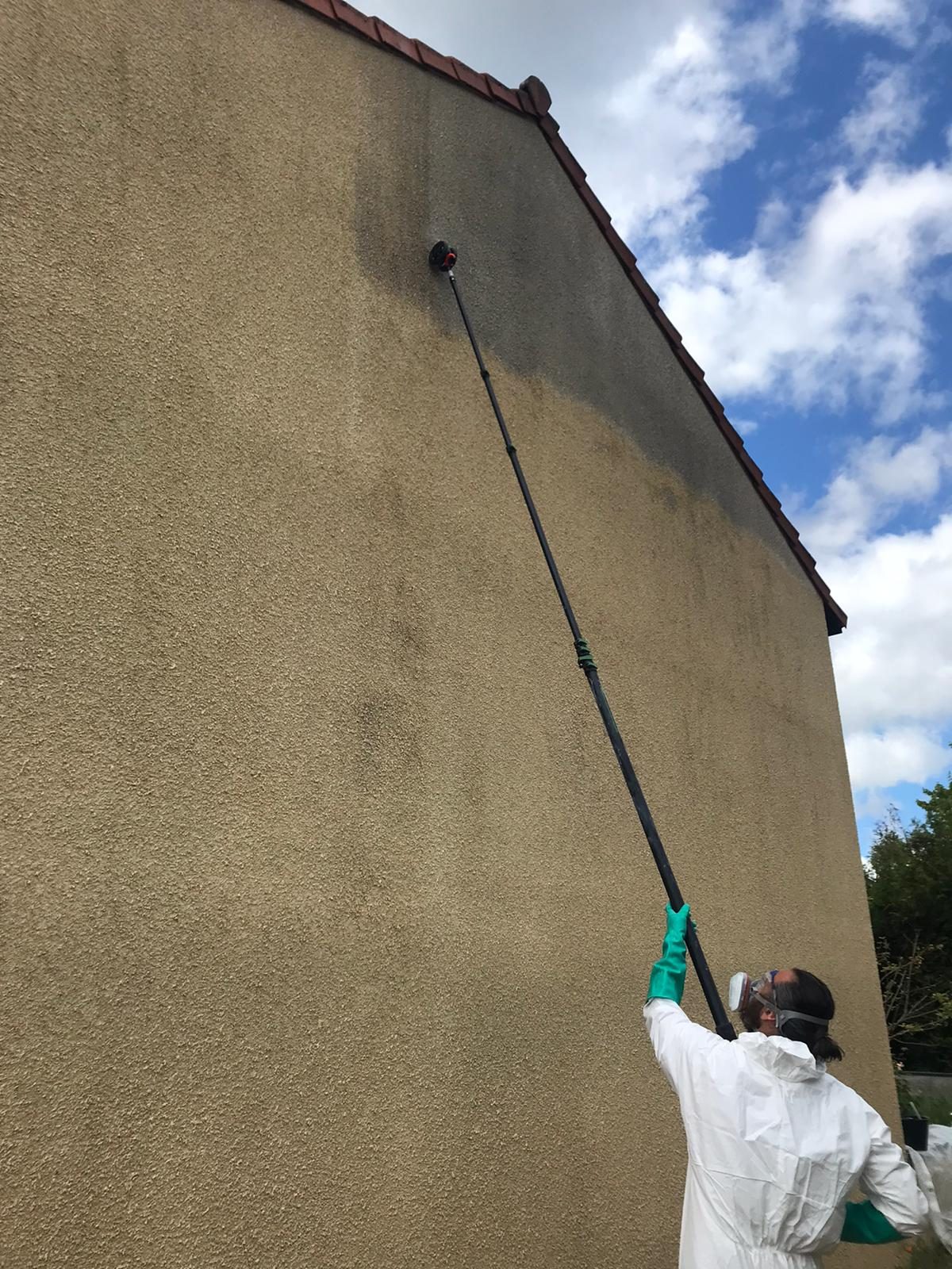 Intervention de nettoyage de façade